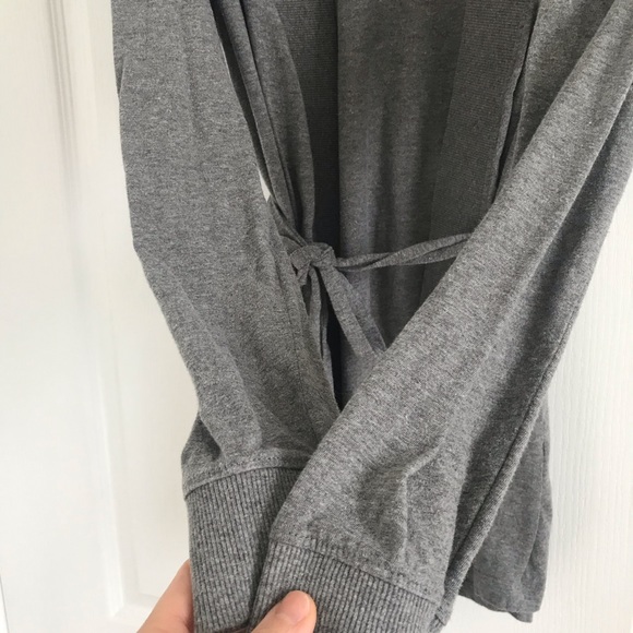 Thyme long cardigan with tie belt size S - Picture 3 of 6